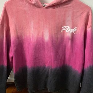 pink hoodie